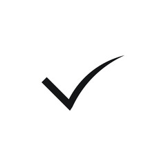 Icon vector graphic of check mark, good for template web