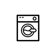 washing machine icon, vector, design trendy