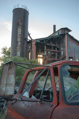 Abandoned truck and Electrical Plant from 2007
