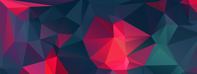 Abstract Color Polygon Background Design, Abstract Geometric Origami Style With Gradient. Presentation,Website, Backdrop, Cover,Banner,Pattern Template