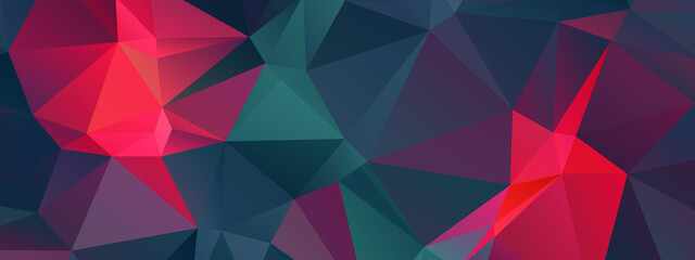 Abstract Color Polygon Background Design, Abstract Geometric Origami Style With Gradient. Presentation,Website, Backdrop, Cover,Banner,Pattern Template