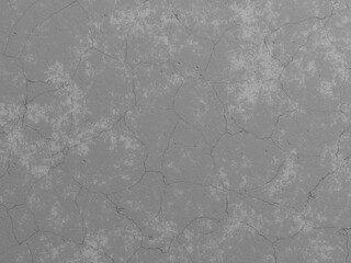Grey tone cracked cement wall texture