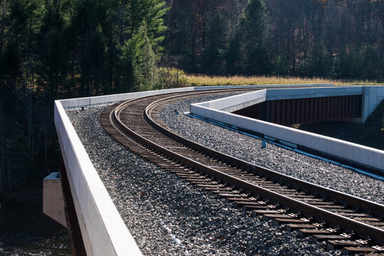 Train Tracks In Jim Thorpe, PA 