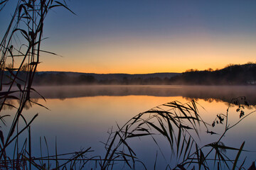 Pfordter See Sonnenuntergang