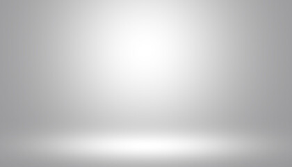 white stage background with gradient light empty room for display your product. © thithawat