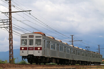 Obraz premium 長野電鉄の電車