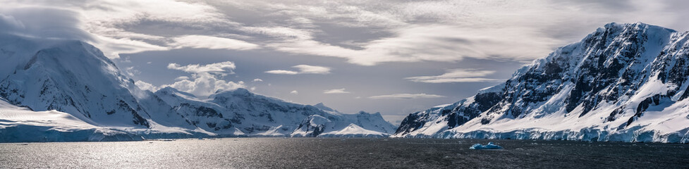 Mountains along the Neumayer Channel, Antarctic Peninsula, Antarctica