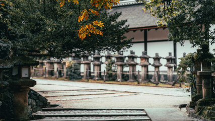 Fototapeta na wymiar 奈良の神社