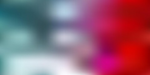 Light blue, red vector abstract blur background.