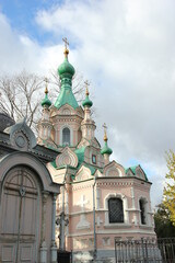 Fototapeta na wymiar November 7, 2020.Donskoy Monastery, Moscow, Russia.