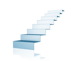 eine Treppe führt nach oben