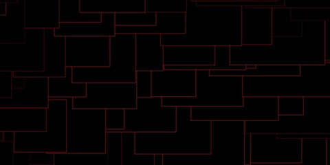 Dark Orange vector backdrop with rectangles.
