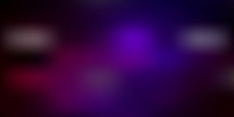 Dark blue, red vector blurred template.