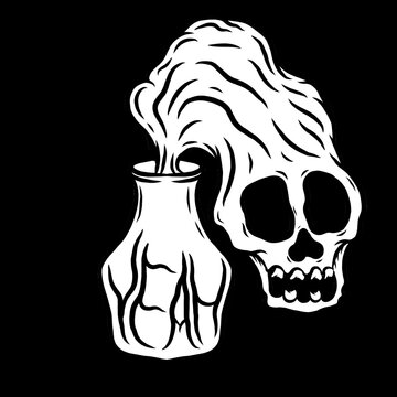 smoke skull