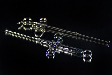 Fototapeta premium Otolaryngology tools, medical instruments for ENT specialist