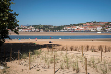 Fototapeta na wymiar Beautiful shot of the coastal San Vicente de la Barquera municipality in Spain