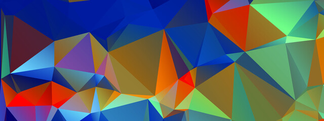 Abstract Color Polygon Background Design, Abstract Geometric Origami Style With Gradient. Presentation,Website, Backdrop, Cover,Banner,Pattern Template