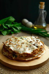 pancakes with cheese