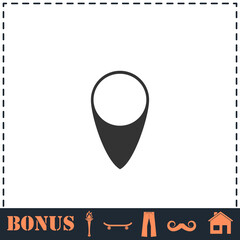 Marker icon flat