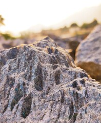 rock in the mountains