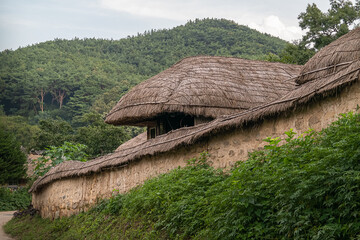 Fototapeta na wymiar Part of Yangdong Village, a UNESCO World Heritage Site in Gyeongju, South Korea