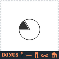 Pie Chart icon flat