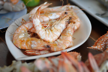 grilled prawn, grilled shrimp