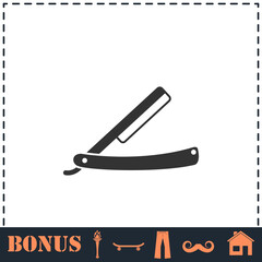 Razor icon flat