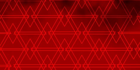 Light Orange vector background with polygonal style.