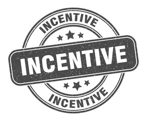 incentive stamp. incentive label. round grunge sign