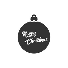 Christmas ball icon isolated on white background. Christmas bauble symbol modern, simple, vector, icon for website design, mobile app, ui. Vector Illustration