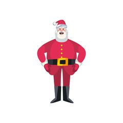 christmas, funny santa claus character