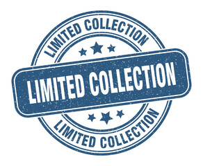 limited collection stamp. limited collection label. round grunge sign