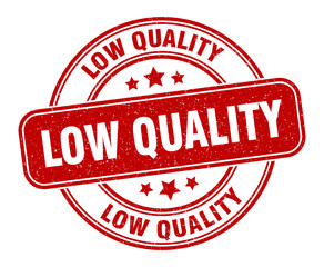 low quality stamp. low quality label. round grunge sign