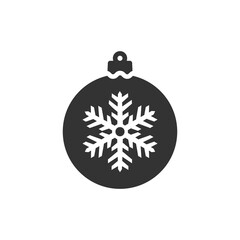 Christmas ball icon isolated on white background. Christmas bauble symbol modern, simple, vector, icon for website design, mobile app, ui. Vector Illustration