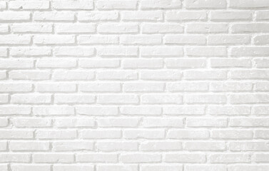 Modern white vintage brick wall texture for background retro white Washed, Old Brick Wall Surface Grunge Shabby Background weathered texture stained, old stucco light gray, and paint white brick wall.