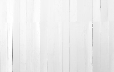 Obraz premium White vertical Wooden Wall Texture Background, Top-down of table wooden for a white Pattern and White soft wood surface as background, Wood surface for texture, and copy space in design background.