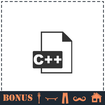 C file icon flat