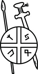 Swords with the runes 
