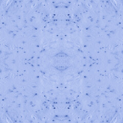 Watercolor Dots. Seamless Indigo Grunge Splash. 
