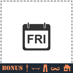 Calendar icon flat