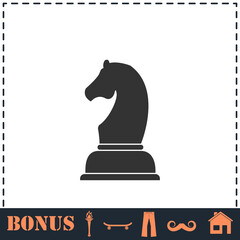 Chess icon flat