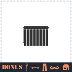 Jalousie icon flat