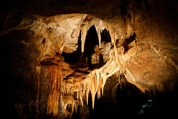 Natural Marble Arch cave underground, Fermanagh, Northern Ireland. Filming location for many films and series