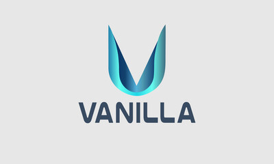 VANILLA Modern Nature logo Design