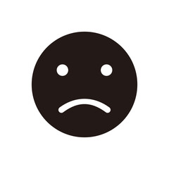 sad emoji icon vector illustration symbol