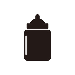 baby feeding bottle icon vector illustration sign