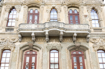 Fototapeta premium Kucuksu Palace in Istanbul City, Turkey