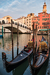 Fototapeta na wymiar Gondola on the Grand Canal