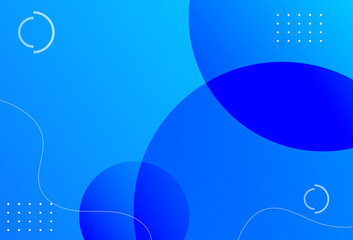 Modern background template with light blue and blue gradient, circle effect, abstract illustration, vector, minimalism, perfect design for your business